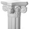 Decorative Fiberglass White Plinth Roman Style Column Ionic Piller Pedestal Vase Stand for Wedding or Party, Living Room, or Dining Room Decor - Photography Props - Sculpture Display - Greek-inspired Luxury Decor Piece with Ornate Accents